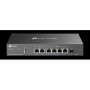 "Omada Multi-Gigabit VPN Router PORT: 1× 2.5G RJ45 WAN Port, 1× 2.5G RJ45 WAN/LAN Port, 1× Gigabit SFP WAN/LAN Port, 4× Gigabit 