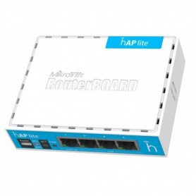 Miktrotik Hap Mini access point, RB941-2ND home wireless AP with dualchain 2.4GHz wireless, powered by USB 1* CPU core count CPU