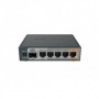 Mikrotik 5-Port Gigabt Ethernet Router, RB760iGS, 5* 10/100/1000Ethernetports, CPU nominal frequency: 880 MHz, 2* CPU core count