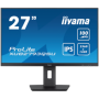 IIYAMA Monitor LED XUB2793QSU-B7 27" IPS 2560 x 1440 @100Hz 300 cd/m² 1300:1 1ms HDMI DP USB Hub 3.2 height, swivel, tilt, pivot