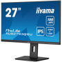 IIYAMA Monitor LED XUB2793QSU-B7 27" IPS 2560 x 1440 @100Hz 300 cd/m² 1300:1 1ms HDMI DP USB Hub 3.2 height, swivel, tilt, pivot