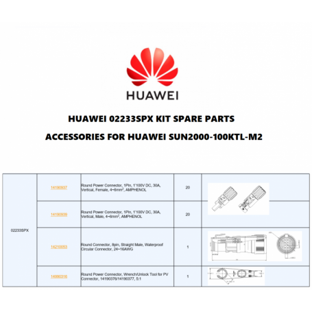 ACCESSORIES FOR HUAWEI SUN2000-100KTL-M2