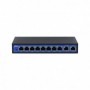 DAHUA WIRELESS ACCESS CONTROLLER DH-EAC10-P, Sursa POE 64W, Interfata: 10 x 10/100/1000 Mbps, WAN 1 × 1000 Mbps, IP20, Standarde