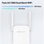 Mercusys AC1900 Wi-Fi Range Extender ME50G Dual-Band, Standarde Wireless: IEEE 802.11a/n/ac 5 GHz, IEEE 802.11b/g/n 2.4 GHz, Vit