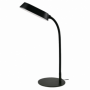 Lampa LED birou Ledvance PANAN DISK METAL, 10W , 750 lm, lumina alba (3000K - 6500K), dimabila, port USB, brat ajustabil, Negru