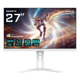 Monitor Gaming Gigabyte M27QA ICE, Panel Size: 27 inch, Panel Backlight/ Type: EDGE, Display Surface: Non-glare type, Color Satu