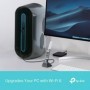 AX3000 High Gain Dual Band Wi-Fi 6 USB Adapter SPEED: 2402 Mbps at 5 GHz + 574 Mbps at 2.4 GHz SPEC: High Gain External Antennas