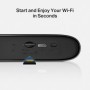 MERCUSYS 4G LTE MOBILE WI-FI MT110, Standarde wireless: IEEE 802.11a/b/g/n 2.4 GHz, dimensiuni: 111*70*23.8 mm, 1 Nano SIM card 