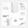 Mercusys wireless router 300Mbps 4G LTE MB110-4G, Standarde wireless: IEEE 802.11b/g/n, Frecventa: 2.4 GHz, Viteza wireless: 300