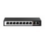 Extralink CERES  PoE Switch  8x 100Mb/s PoE/PoE+ 2x RJ45 Uplink 100Mb/s 96W