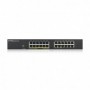 Zy GS1900-24, 24-port GbE L2, 12 Prt POE