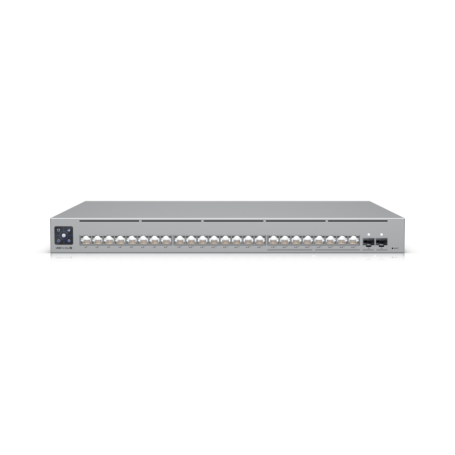UBIQUITI UNIFI PRO MAX SWITCH 24-PORTPOE, interfata de retea (16) porturi GbE RJ45, (8) porturi 1/2,5 GbE RJ45, (2) porturi 10G 