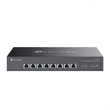 Switch TP Link Omada 8-Port 10G , standarde IEEE 802.3, 802.3u, 802.3ab, 802.3x, 802.1p, 802.3an, 802.3bz, interfata 8× 100Mbps/