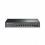 Switch TP-Link SG3210X-M2, 8 x porturi RJ 45, 2 x SFP+, viteza LAN 100/1000/2500 MBps, Layer L2+, capacitate 80 Gbps, dimensiuni