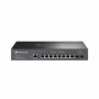 Switch TP-Link SG3210X-M2, 8 x porturi RJ 45, 2 x SFP+, viteza LAN 100/1000/2500 MBps, Layer L2+, capacitate 80 Gbps, dimensiuni