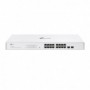 TP-LINK 16-Port Gigabit Smart Switch with 16× Gigabit RJ45 ports and 2× Gigabit SFP slots, Interfata:  16× 10/100/1000 Mbps RJ45