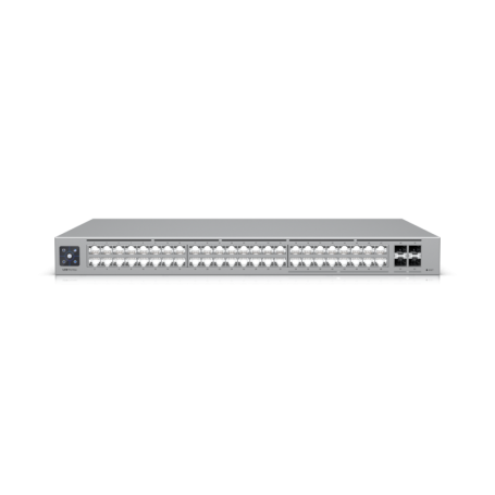 Ubiquiti Unifi Pro Max, Ethernet În-Band, (32) Porturi GbE RJ45, (16) Porturi 1/2,5 GbE RJ45, (4) Porturi 10G SFP+, 224 Gbps, su