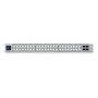 Ubiquiti Unifi Pro Max, Ethernet În-Band, (32) Porturi GbE RJ45, (16) Porturi 1/2,5 GbE RJ45, (4) Porturi 10G SFP+, 224 Gbps, su