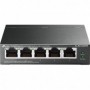 "5-Port Gigabit Easy Smart Switch with 4-Port PoE+ PORT: 4× Gigabit PoE+ Ports, 1× Gigabit Non-PoE Ports SPEC: 802.3af/at, 120 W