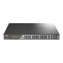 D-Link Switch DSS-200G-28MP,24 x 10/100/1000 Mbps PoE, 4 x Combo 1000 Mbps, Switching Capacity:56 Gbps, Forwarding Rate: 41.67 M