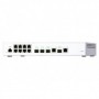 Switch QNAP M408-2C Marvell 98DX3236, 8 porturi 1Gbps, 2 porturi combo 10G SFP+/NBASE-T, 2 porturi 10G SFP+, desktop, web-manage