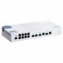 Switch QNAP M408-2C Marvell 98DX3236, 8 porturi 1Gbps, 2 porturi combo 10G SFP+/NBASE-T, 2 porturi 10G SFP+, desktop, web-manage