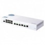 Switch QNAP M408-2C Marvell 98DX3236, 8 porturi 1Gbps, 2 porturi combo 10G SFP+/NBASE-T, 2 porturi 10G SFP+, desktop, web-manage