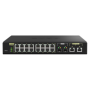Switch QNAP M2116P CPU Microchip VSC7448-02, 16 porturi 2.5GbE (RJ45) PoE 802.3at (30W), 2 porturi 10GbE SFP+, 2 porturi 10GbE R