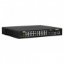 Switch QNAP M2116P CPU Microchip VSC7448-02, 16 porturi 2.5GbE (RJ45) PoE 802.3at (30W), 2 porturi 10GbE SFP+, 2 porturi 10GbE R