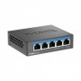 D-LINK DMS-105 UNMANAGED SWITCH 5 PORT, Interfata: 5 x 10/100Mbps/1G/2.5G, Auto MDI/MDIX, CAPACITATE SWITCH: 25gBPS, Packet Forw