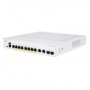 Switch  CISCO CBS250-8PP-E-2G, 8 PORTURI 10/100/1000, 2 x SFP, POE 45w, Buffer: 1.5 Mb, Flash 256Mb, CPU: 800 MHz ARM , DRAM: 51