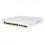 Switch  CISCO CBS250-8PP-E-2G, 8 PORTURI 10/100/1000, 2 x SFP, POE 45w, Buffer: 1.5 Mb, Flash 256Mb, CPU: 800 MHz ARM , DRAM: 51