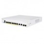 Switch  CISCO CBS250-8P-E-2G, 8 PORTURI 10/100/1000, 2 x SFP, POE 60w, Buffer: 1.5 Mb, Flash 256Mb, CPU: 800 MHz ARM , DRAM: 512