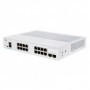 Switch  CISCO CBS250-16T-2G, 16 PORTURI 10/100/1000, 2 x SFP, Buffer: 1.5 Mb, Flash 256Mb, CPU: 800 MHz ARM , DRAM: 512 MB Dimen