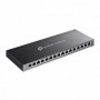 "JetStream™  16-Port Gigabit Smart Switch with 8-Port PoE+ PORT: 8× Gigabit PoE+ Ports SPEC: 802.3af/at, 120 W PoE Power, Deskto