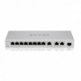 XGS1210-12, 12-Port Gigabit webmanaged Switch with 8 port 1G + 3-Port MultiGig 1/2.5/5/10G + 1-Port SFP+