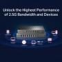 Switch TP-Link TL-SG108-M2, 8 port, 100/1000/2500 Mbps