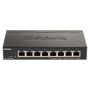 Switch D-Link DGS-1100-08PV2, 8 port, 10/100/1000 Mbps