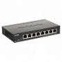 Switch D-Link DGS-1100-08PV2, 8 port, 10/100/1000 Mbps