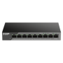 Switch DLINK DSS-100E-9P, 9 port, 10/100 Mbps