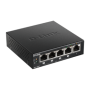 Switch D-Link DGS-1005P, 5 Port, 10/100/1000 Mbps