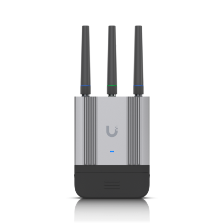 Ubiquiti UMR-Industrial. Router rețea celulară, Negru, Gri, Material carcasă: Aluminiu, Policarbonat (PC). Tip interfață Etherne