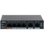 DAHUA 6 port Managed Desktop switch, CS4006-4ET-60, Interfata: Port 1-4: 4 × RJ-45 10/100 Mbps (PoE) Port 5-6: 2 × RJ-45 10/100/