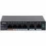 DAHUA 6 port Managed Desktop switch, CS4006-4ET-60, Interfata: Port 1-4: 4 × RJ-45 10/100 Mbps (PoE) Port 5-6: 2 × RJ-45 10/100/