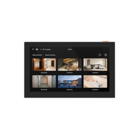 Ecran smart 7'' wireless Ezviz SD7, rezolutie: 1024 × 600, capacitate baterie: 4600 mAh, microfon si difuzor incorporat, wireles