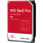 HDD NAS WD Red Pro 18TB CMR, 3.5'', 512MB, 7200 RPM, SATA, TBW: 550