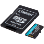 KINGSTON 256GB microSDXC Canvas Go Plus Gen4 200MB/s A2 U3 V30 Card + Adapter