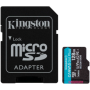KINGSTON 128GB microSDXC Canvas Go Plus Gen4 200MB/s A2 U3 V30 Card + Adapter