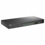 Switch D-Link DMS-1250-12TP , 8 porturi Gigabit, 2 porturi SFP+, Protocol 802.1D STP 802.1s MSTP 802.1w RSTP, rackabil