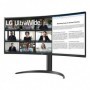 Monitor LG 34" 34WR55QK-B.AEU, Curvature: 1800R, Diagonal (inch): 34, Diagonal (cm): 86, Aspect ratio: 21:9, Panel: VA, Resoluti